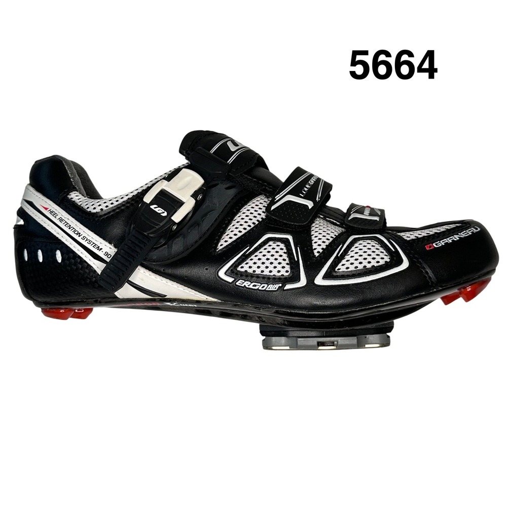 Louis Garneau Futura XR Mens Road Cycling Shoe Black White EU 43 Ergo Air Buckle